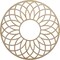 Ekena Millwork Cannes Wood Fretwork Pierced Ceiling Medallion, Hickory, 22"OD x 7 1/2"ID x 1/4"T CMWP22X22X0250CNHI - alternate 1